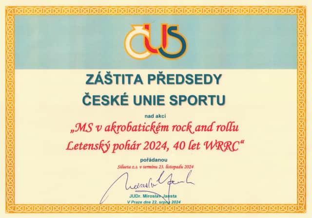 Auspice - Czech Union of Sport
